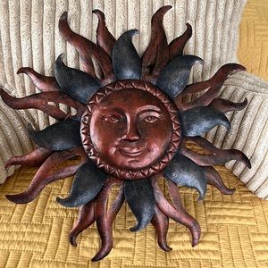 Home decor. Outdoor or indoor  sun with a face